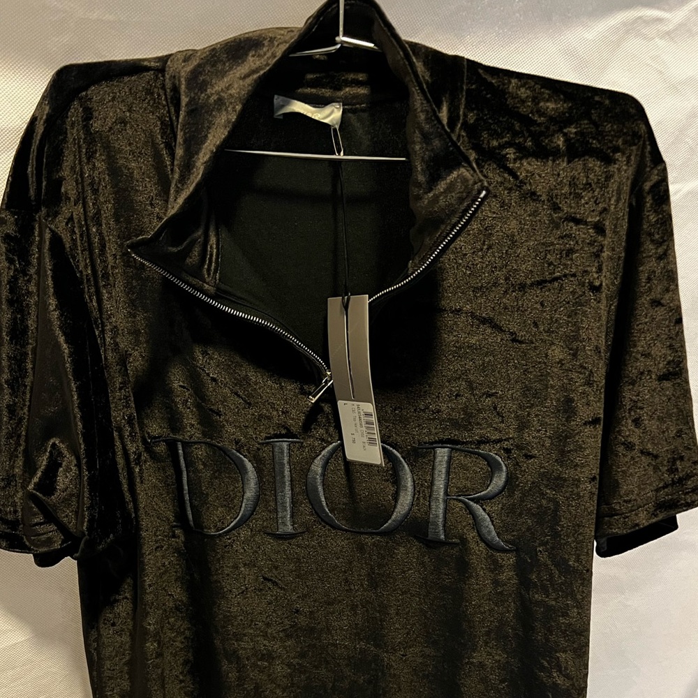 Dior Black Velvet Shirt (Sold)